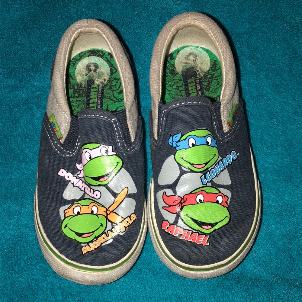 Ninja turtle slip on shoes